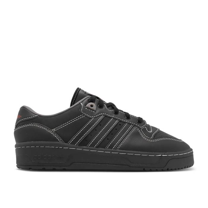 アディダス Adidas 【 Rivalry Low \u0027Summer - Black\u0027 Men Core Black/Core Black/Bright Red 】 メンズ 中核グループ 黒いこと 黒いこと Red 赤・赤いこと メンズ靴-靴-スニーカー