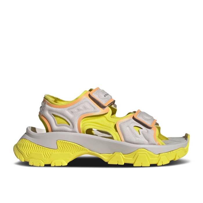 アディダス Adidas 【 Stella Mccartney X Wmns Hika Outdoor Sandal \u0027Chalk Pearl Bright Yellow\u0027 Women Chalk Pearl/Bright Yellow/Hazy Orange 】 パール レディース パール yellow 黄味がかった・黄色 orange 橙・オレンジ色