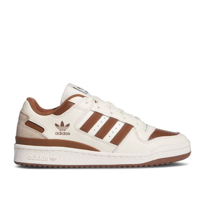 アディダス Adidas 【 Forum Low 塩素 \u0027Cream White Preloved Brown\u0027 Men Cream White/Preloved Brown/Wonder Beige 】 討論会 白いこと 白いこと メンズ 皮膚軟化剤 白いこと 白いこと 赤銅色 赤銅色 ベージュ