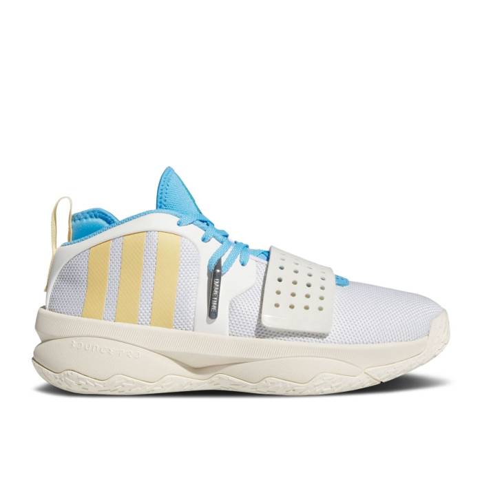アディダス Adidas 【 Dame 8 Extply \u0027White Oat Cream\u0027 Men Cloud White/Oat/Cream White 】 メンズ 白いこと 白いこと 皮膚軟化剤