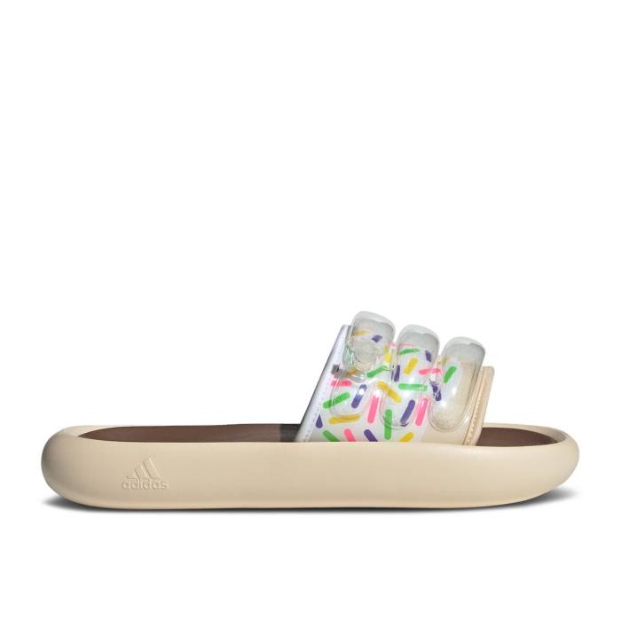アディダス Adidas 【 Zplaash Slide \u0027Sprinkles\u0027 Men Crystal Sand/Preloved Brown/Cloud White 】 Slide サンダル メンズ 砂色・砂子 赤銅色 赤銅色 白いこと 白いこと