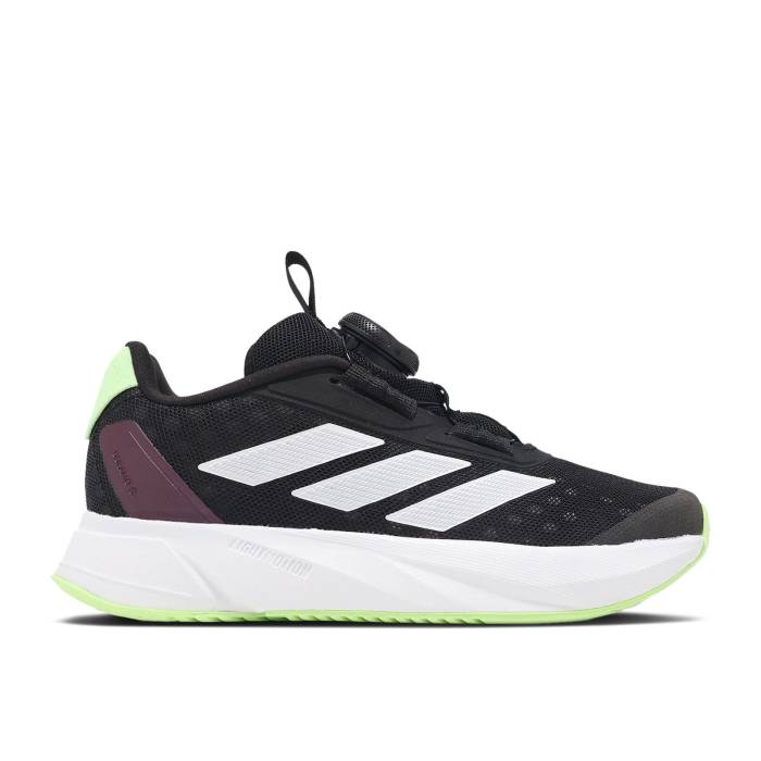 アディダス Adidas 【 Duramo Sl Boa K \u0027Black White Green Spark\u0027 Youth Core Black/Cloud White/Green Spark 】 白いこと 白いこと green 緑・緑であること 御坊っちゃん キッズ 中核グループ 黒いこと 黒いこと 白いこと 白いこと green 緑・緑であること