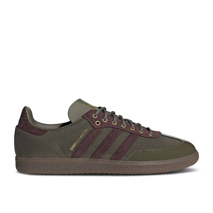 アディダス Adidas 【 Alwayth X Samba Olive Strata Men Olive Strata/Shadow Brown/Matte Gold 】 サンバ メンズ olive オリーブ シャドー・シャドウ 茶色 ブラウン ゴールド