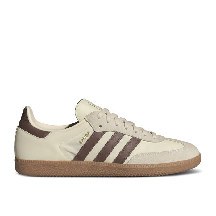 アディダス Adidas 【 Samba Og \u0027Cream White Preloved Brown\u0027 Men Cream White/Preloved Brown/Wonder White 】 サンバ 白いこと 白いこと メンズ 皮膚軟化剤 白いこと 白いこと 赤銅色 赤銅色
