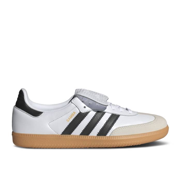 アディダス Adidas 【 Wmns Samba Lt \u0027White Black Gum\u0027 Women Cloud White/Core Black/Gold Metallic 】 サンバ 黒いこと 黒いこと レディース 白いこと 白いこと 中核グループ 黒いこと 黒いこと ゴールド