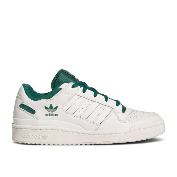 アディダス Adidas 【 Forum Low 塩素 \u0027Cream Collegiate Green\u0027 Men Cloud White/Collegiate Green/Cream White 】 討論会 メンズ 白いこと 白いこと green 緑・緑であること 皮膚軟化剤