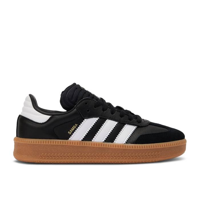 アディダス Adidas 【 Samba Xlg J 'Black White Gum' Youth Core Black/Footwear White/Gum 3 】 サンバ 白色 ホワイト ジュニア キッズ コア 黒色 ブラック 白色 ホワイト|スニケス