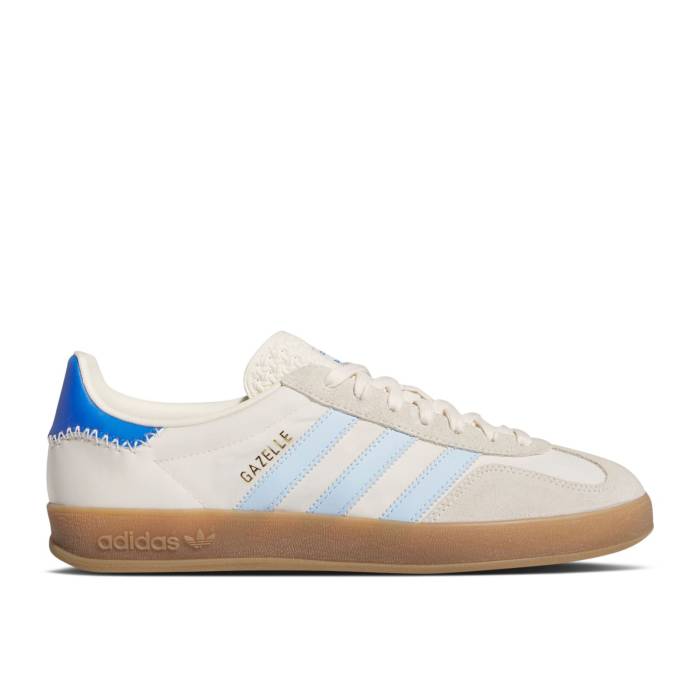 アディダス Adidas 【 Gazelle Indoor Off White Clear Sky Men Off White/Clear Sky/Blue 】 ガゼル 白色 ホワイト メンズ 白色 ホワイト スカイ 青色 ブルー