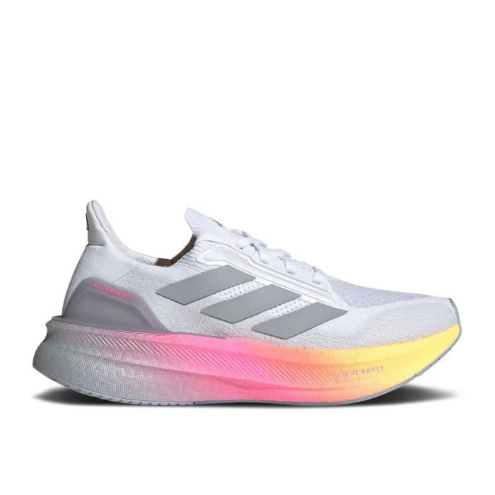 アディダス Adidas 【 Wmns Ultraboost 5X 'White Lucid Pink' Women Cloud White/Halo Silver/Lucid Pink 】 レディース 白色 ホワイト Silver 銀色・シルバー pink ピンク