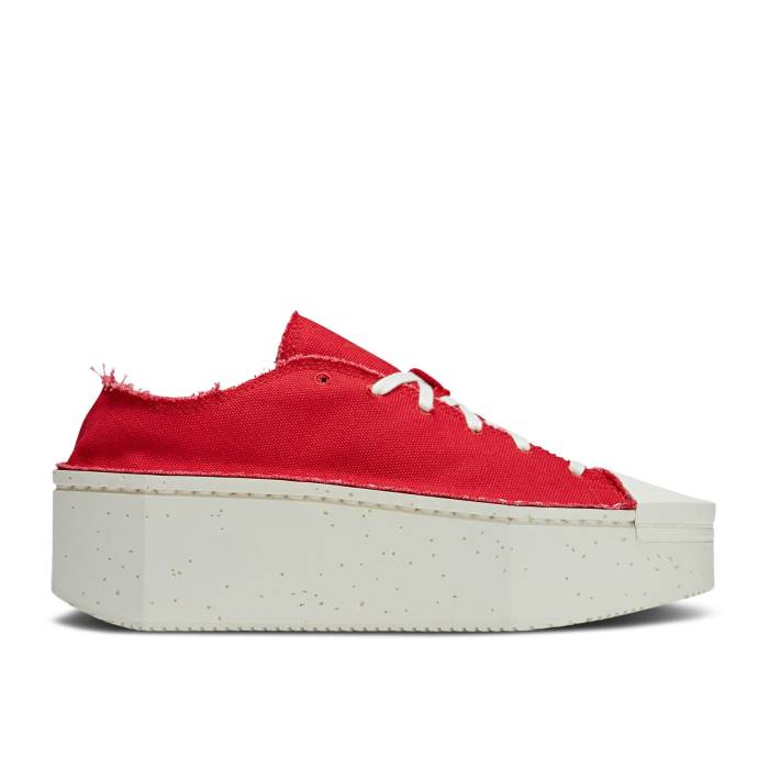 アディダス Adidas 【 Y-3 Kyasu Low Collegiate Red Men Collegiate Red/Collegiate Red/Off White 】 メンズ Red 赤・レッド 白色 ホワイト