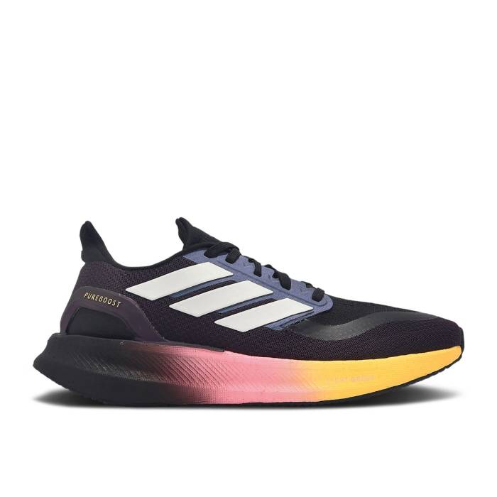アディダス Adidas 【 Pureboost 5 Aurora Black Spark Men Aurora Black/Zero Metallic/Spark 】 黒色 ブラック メンズ 黒色 ブラック ゼロ