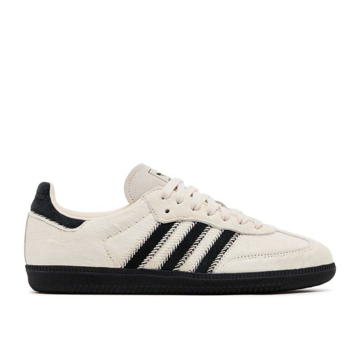 アディダス Adidas 【 Wmns Samba Og \u0027Pony Hair Pack - Wonder White\u0027 Women Wonder White/Core Black/Alumina 】 サンバ レディース 白いこと 白いこと 中核グループ 黒いこと 黒いこと