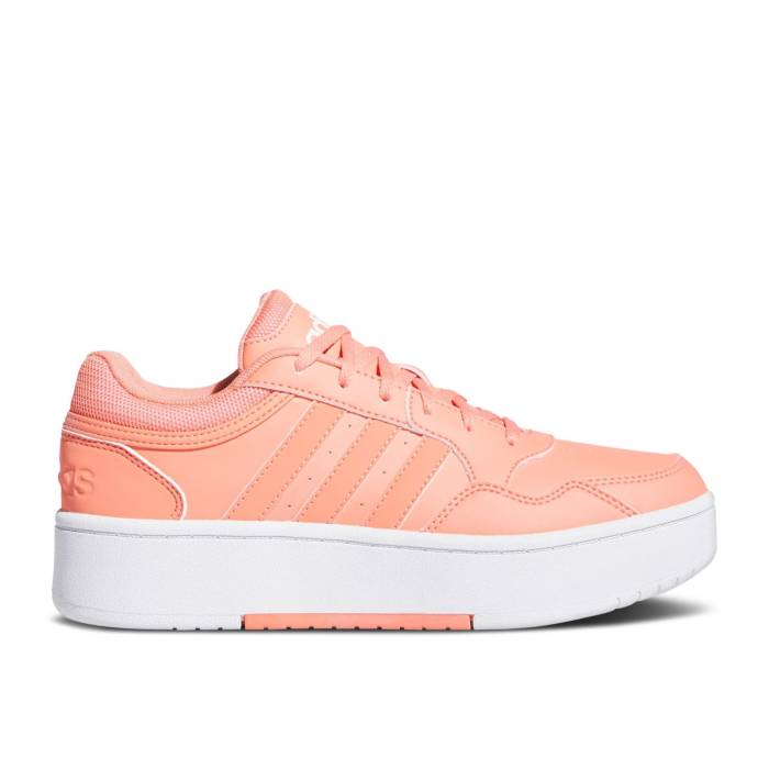アディダス Adidas 【 Wmns Hoops 3.0 Bold Low \u0027Guava Ice\u0027 Women Supplier Colour/Supplier Colour/Cloud White 】 レディース 白いこと 白いこと