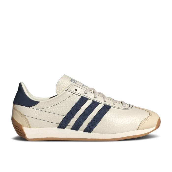 アディダス Adidas 【 Wmns Country Og \u0027Off White Night Indigo\u0027 Women Night Indigo/Off White/Silver Metallic 】 カントリー 白いこと 白いこと ナイト爵 レディース ナイト爵 藍色・インディゴ 白いこと 白いこと Silver しろがね色・シ