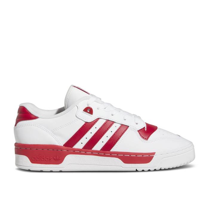 アディダス Adidas 【 Rivalry Low \u0027White Team Power Red\u0027 Men Cloud White/Team Power Red/Cloud White 】 Team 野球クラブ Power 力強さ メンズ 白いこと 白いこと Team 野球クラブ Power 力強さ Red 赤・赤いこと
