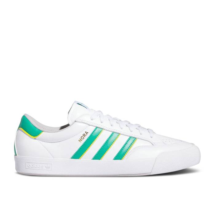アディダス Adidas 【 Nora 'White Court Green Yellow' Men Cloud White/Court Green/Yellow 】 コート green 緑・グリーン メンズ 白色 ホワイト コート green 緑・グリーン yellow 黄色・イエロー