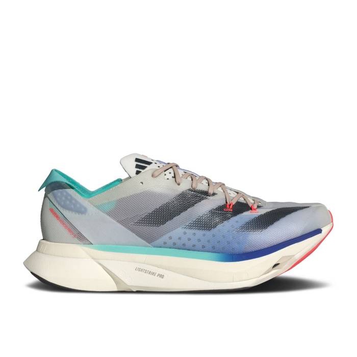 アディダス Adidas 【 Wmns Adizero Adios Pro 3 \u0027Aurora Ink Flash Aqua\u0027 Women Off White/Aurora Ink/Flash Aqua 】 アディゼロ アディオス 労働者階級 レディース 白いこと 白いこと アクア