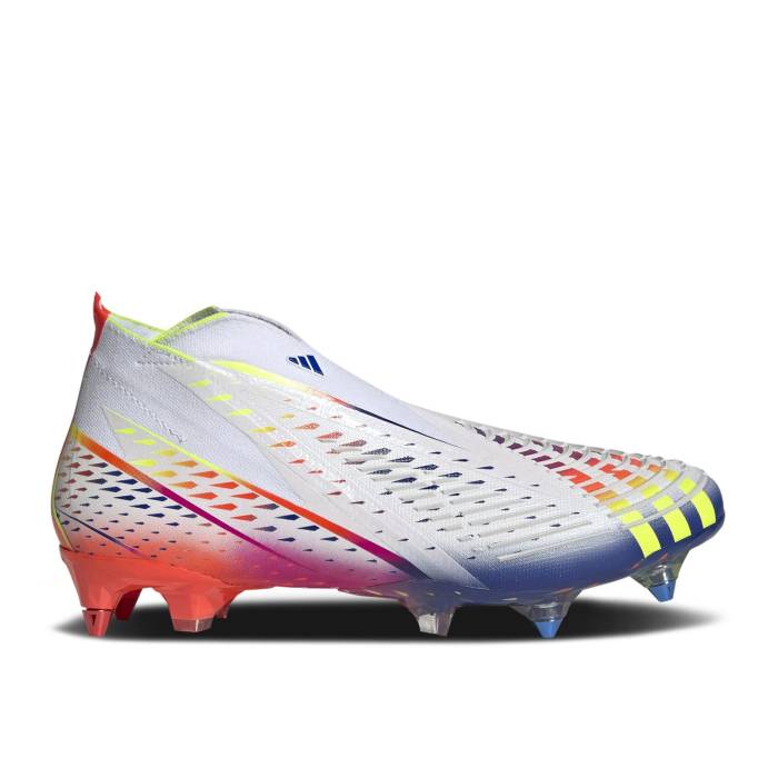 アディダス Adidas 【 Predator Edge+ Sg 'Al Rihla Pack' Men Cloud White/Solar Yellow/Power Blue 】 プレデター メンズ 白色 ホワイト yellow 黄色・イエロー Power パワー 青色 ブルー|スニケス