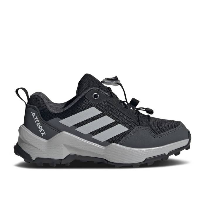 アディダス Adidas 【 Terrex Ax4S K 'Speed Lace - Black Grey' Youth Core Black/Grey Two/Grey Six 】 黒色 ブラック ジュニア キッズ コア 黒色 ブラック 灰色 グレー|スニケス