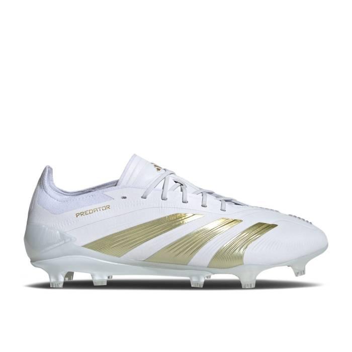 アディダス Adidas 【 Predator Elite Fg \u0027Day Spark Pack\u0027 Men Cloud White/Gold Metallic/Cloud White 】 プレデター エリート メンズ 白いこと 白いこと ゴールド