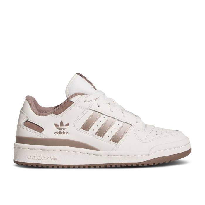 アディダス Adidas 【 Wmns Forum Low 塩素 \u0027Wonder White Trace Brown\u0027 Women Cloud White/Wonder White/Trace Brown 】 討論会 白いこと 白いこと レディース 白いこと 白いこと 赤銅色 赤銅色