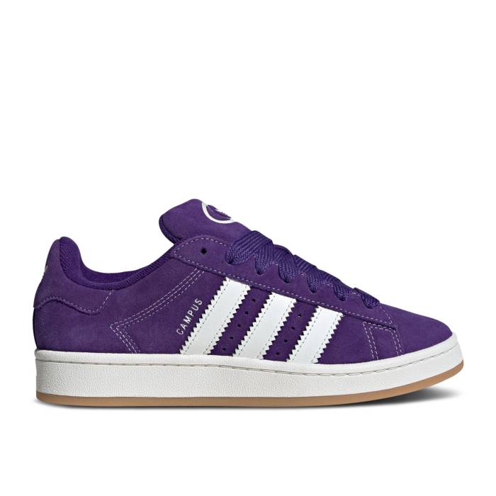 アディダス Adidas 【 Wmns Campus 00S \u0027Collegiate Purple\u0027 Women Collegiate Purple/Core White/Gum 】 校庭 レディース Purple 紫・パープル 中核グループ 白いこと 白いこと
