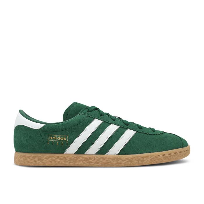 アディダス Adidas 【 Stadt \u0027Collegiate Green Gum\u0027 Men Collegiate Green/Cloud White/Gold Metallic 】 green 緑・緑であること メンズ green 緑・緑であること 白いこと 白いこと ゴールド