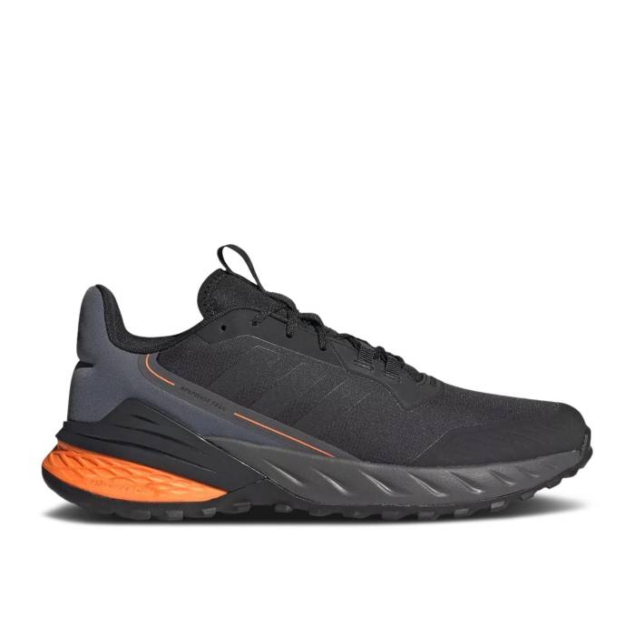 アディダス Adidas 【 Response Trail 2.0 'Black Grey Orange' Men Core Black/Core Black/Grey Six 】 Response レスポンス 灰色 グレー メンズ コア 黒色 ブラック 灰色 グレー
