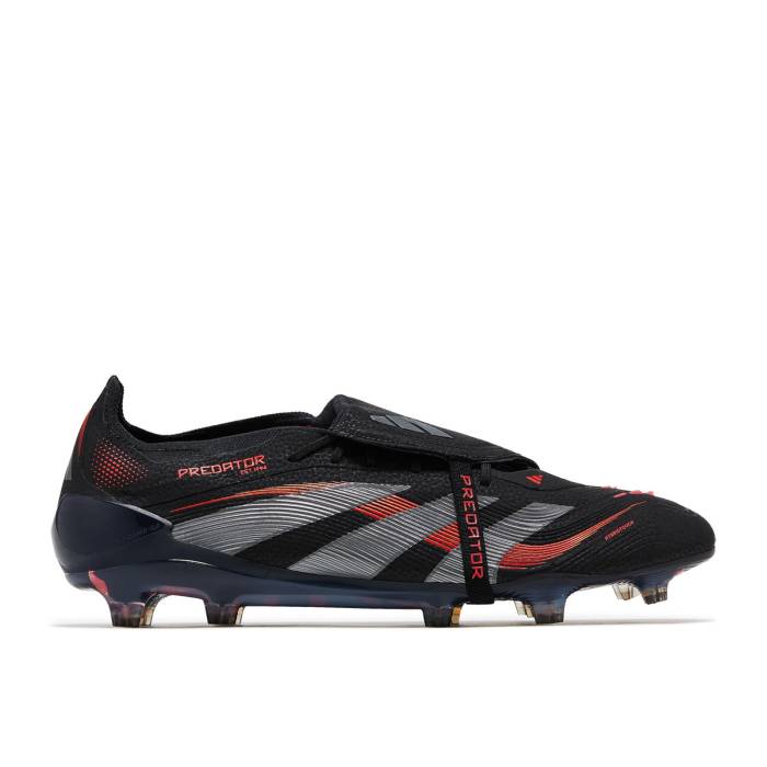 アディダス Adidas 【 Predator Elite Foldover Tongue Fg \u0027Stealth Victory Pack\u0027 Men Core Black/Grey Four/Lucid Red 】 プレデター エリート Victory 白星 メンズ 中核グループ 黒いこと 黒いこと 薄墨色 薄墨色 Red 赤・赤いこと