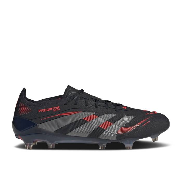 アディダス Adidas 【 Predator Elite Fg 'Stealth Victory Pack' Men Core Black/Grey Four/Lucid Red 】 プレデター エリート Victory ビクトリー メンズ コア 黒色 ブラック 灰色 グレー Red 赤・レッド