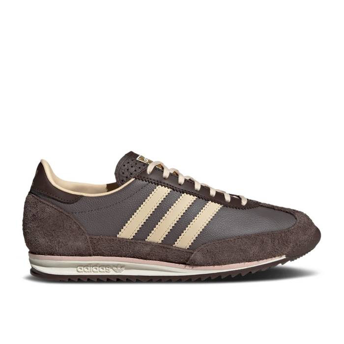 アディダス Adidas 【 Wmns Sl72 Og \u0027Charcoal Brown\u0027 Women Charcoal/Crystal Sand/Brown 】 レディース 濃灰色 砂色・沙子 赤銅色 赤銅色