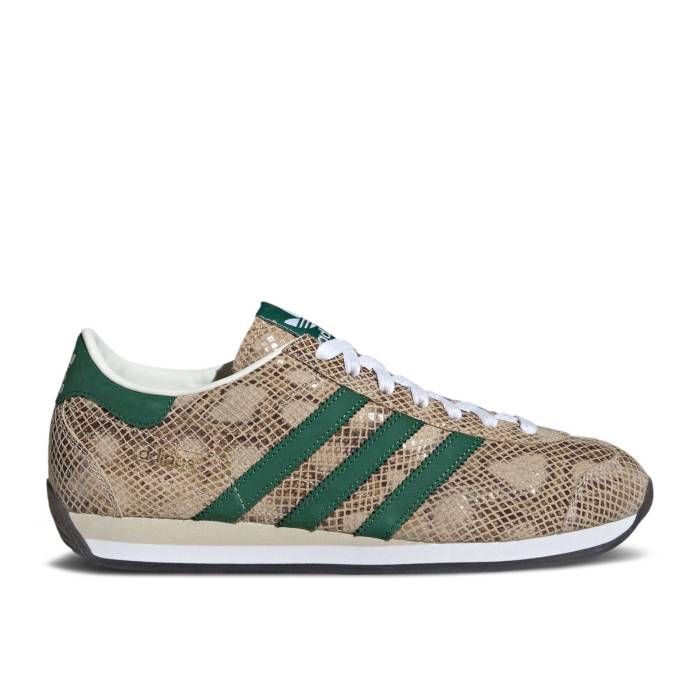 アディダス Adidas 【 Country Japan nakeskin Pack - Alumina Dark Green Men Alumina/Dark Green/Cloud White 】 カントリー メンズ green 緑・グリーン 白色 ホワイト