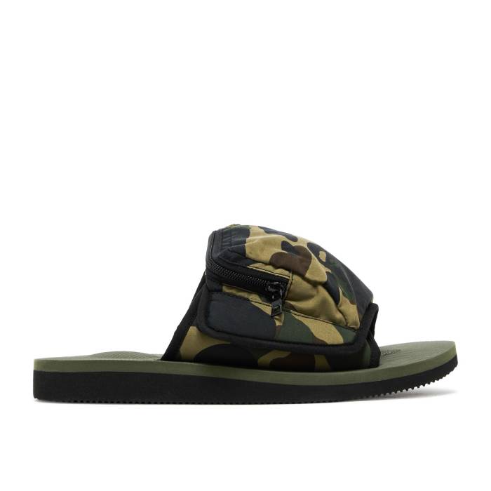 ベイプ Bape 【 Suicoke X Camo Dao Sandal Green Men Green 】 カモ柄 メンズ green 緑・グリーン