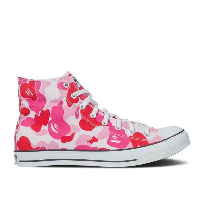 ベイプ Bape 【 Wmns Sta High 'Abc Camo - Pink' Women Pink 】 ハイ カモ柄 レディース pink ピンク｜スニケス