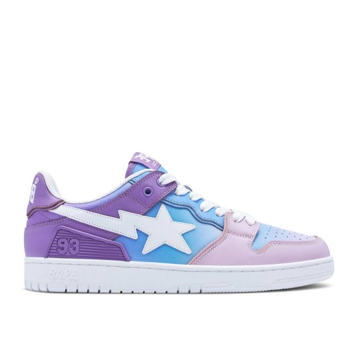 ベイプ Bape 【 Sk8 Sta #1 M1 'Purple Gradient' Men Purple 】 メンズ Purple 紫・パープル