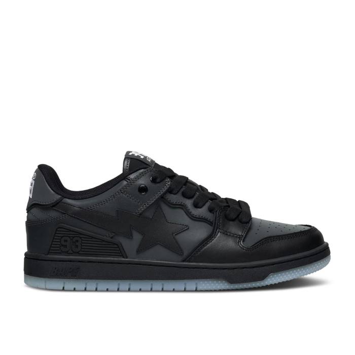 ベイプ Bape 【 Sk8 Sta #5 M2 'Black' Men Black 】 メンズ 黒色 ブラック 140,800円