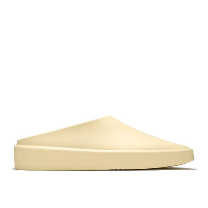 フィアオブゴッド Fear Of God 【 California Backless Slip-On \u0027Cream\u0027 Men Cream 】 黄金州 slip-on スリッポン メンズ 皮膚軟化剤