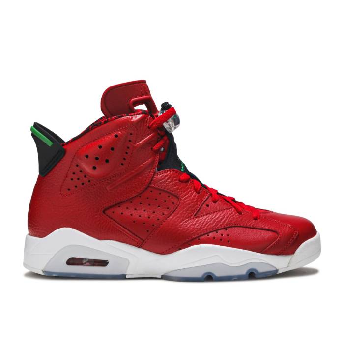 ナイキ エアジョーダン Air Jordan 【 Jordan 6 Spizike \u0027History Of Jordan\u0027 Men Varsity Red/Clssc Grn-Blck-Wht 】 メンズ Red 赤・赤いこと