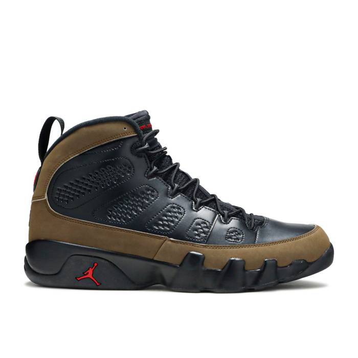 ナイキ エアジョーダン Air Jordan 【 Jordan 9 Retro \u0027Olive\u0027 2012 Men Black/Varsity Red-Light Olive 】 レトロ メンズ 黒いこと 黒いこと olive オリーブ