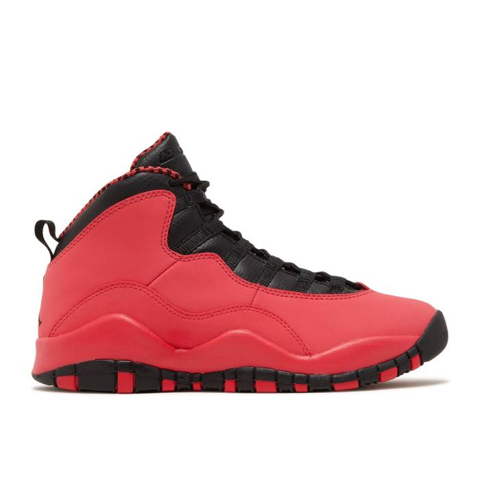 ナイキ エアジョーダン Air Jordan 【 Jordan 10 Retro Gg \u0027Fusion Red\u0027 Youth Fusion Red/Black-Laser Orange 】 レトロ 御坊っちゃん キッズ Fusion 核融合反応 Red 赤・赤いこと orange 橙・オレンジ色 スニーカー-キッズ・ベビー・マタニティ