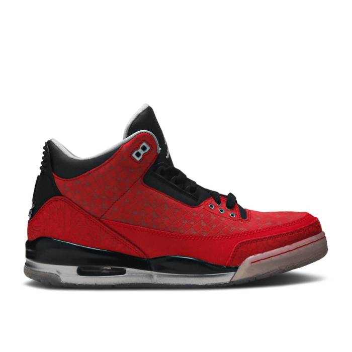 ナイキ エアジョーダン Air Jordan 【 Jordan 3 Retro Doernbecher 2010 Men Varsity Red/Metallic Silver/Black 】 レトロ メンズ Red 赤・レッド Silver 銀色・シルバー 黒色 ブラック