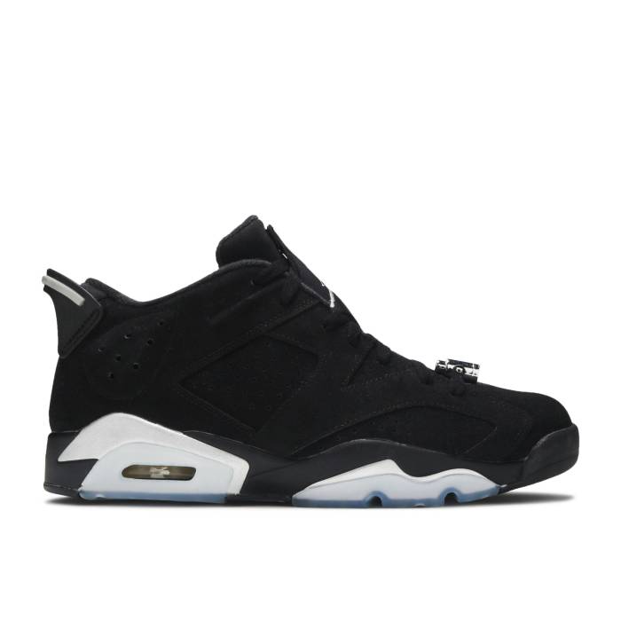 ナイキ　エアジョーダン Air Jordan 【 Jordan 6 Retro Low 'Chrome' Men Black/Metallic Silver-White 】 レトロ メンズ 黒色 ブラック｜スニケス