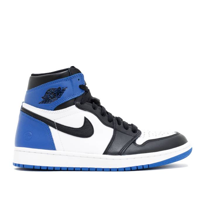ナイキ エアジョーダン Air Jordan 【 Fragment Design X Jordan 1 Retro High Og Men Black/Sport Royal/White 】 レトロ ご機嫌 メンズ 黒いこと 黒いこと 白いこと 白いこと