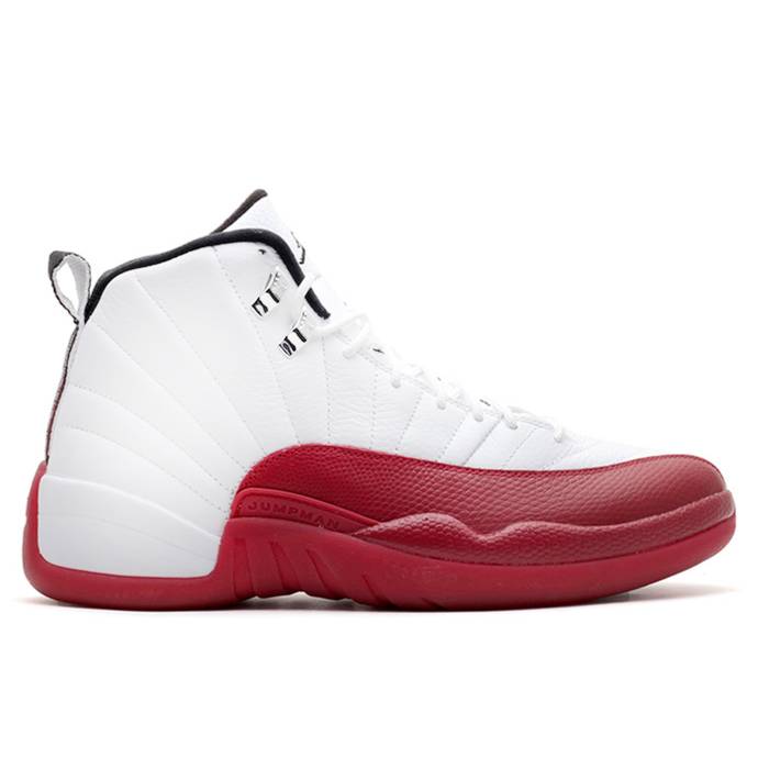 ナイキ エアジョーダン Air Jordan 【 Jordan 12 Retro \u0027Cherry\u0027 2009 Men White/Black-Varsity Red 】 レトロ メンズ 白いこと 白いこと Red 赤・赤いこと