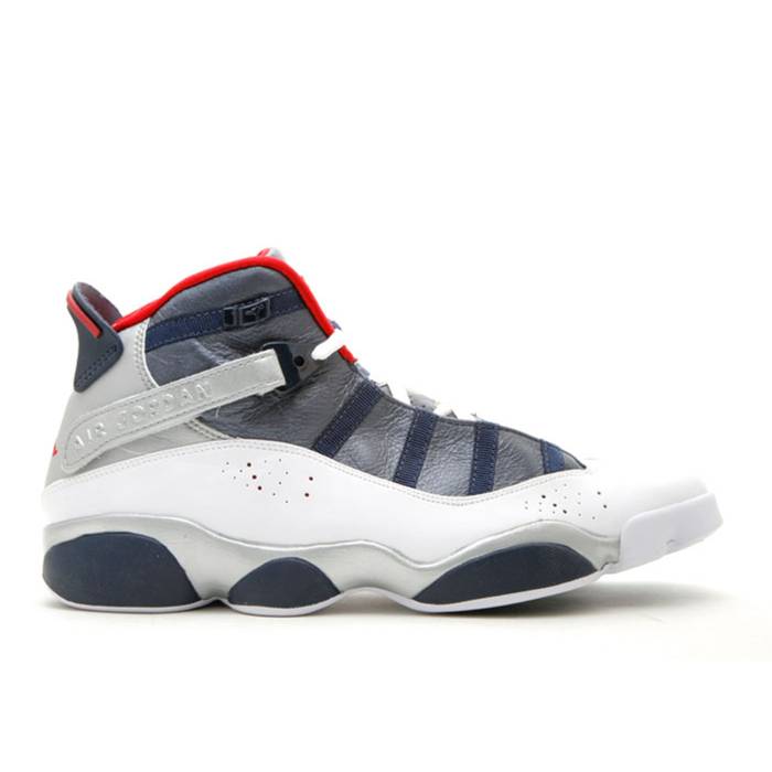 ナイキ　エアジョーダン Air Jordan 【 6 Rings 'Olympic' Men Wht/Vrsty Rd-Midnight Nvy-Mtllc 】 リング メンズ