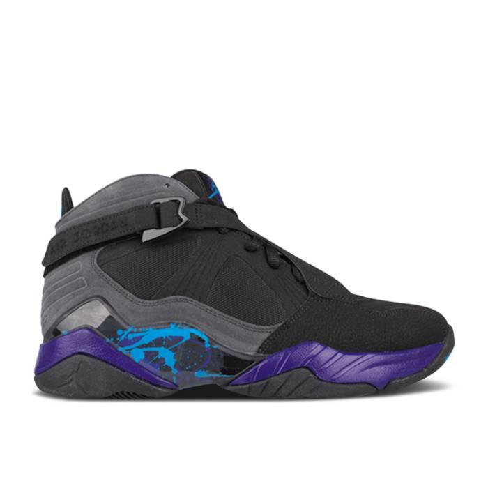 ナイキ　エアジョーダン Air Jordan 【 Jordan 8.0 'Aqua' Men Black/Dark Concord/Anthracite/Orion Blue 】 メンズ 黒色 ブラック コンコルド・コンコード オリオン 青色 ブルー