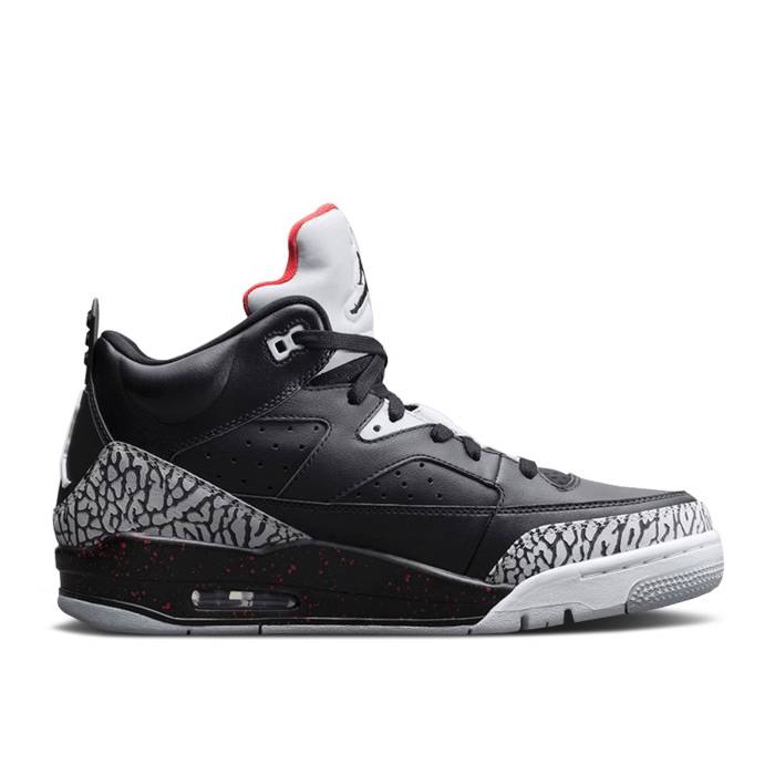 ナイキ　エアジョーダン Air Jordan 【 Jordan Son Of Mars Low 'Black Cement' Men Black/University Red/White 】 メンズ 黒色 ブラック Red 赤・レッド 白色 ホワイト