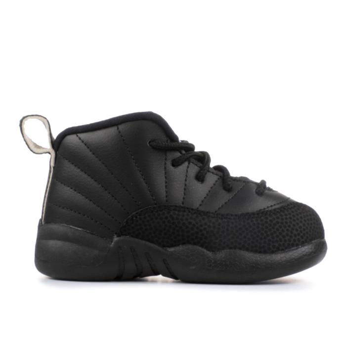 ナイキ　エアジョーダン Air Jordan 【 Jordan 12 Retro Bt 'The Master' Infant Black/White-Black-Metallic Gold 】 レトロ キッズ ベビー マタニティ ベビーファッション 靴 スニーカー ベビー 黒色 ブラック ゴー画像