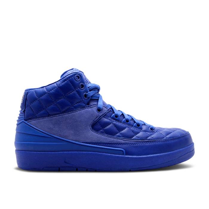 ナイキ エアジョーダン Air Jordan 【 Just Don X Jordan 2 Retro \u0027Don C\u0027 Sample Men Bright Blue/Metallic Gold-University Red 】 レトロ メンズ 青み 青色 Red 赤・赤いこと