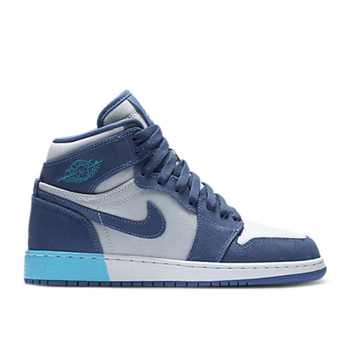 ナイキ エアジョーダン Air Jordan 【 Jordan 1 Retro High Gg \u0027Blue Moon\u0027 Youth Blue Moon/Pure Platinum-Polarized Blue-Blue Moon 】 レトロ ご機嫌 お坊っちゃん キッズ 青碧 青碧 純一無雑